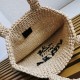 Prada Small Crochet Tote Bag in Beige Raffia-effect Yarn