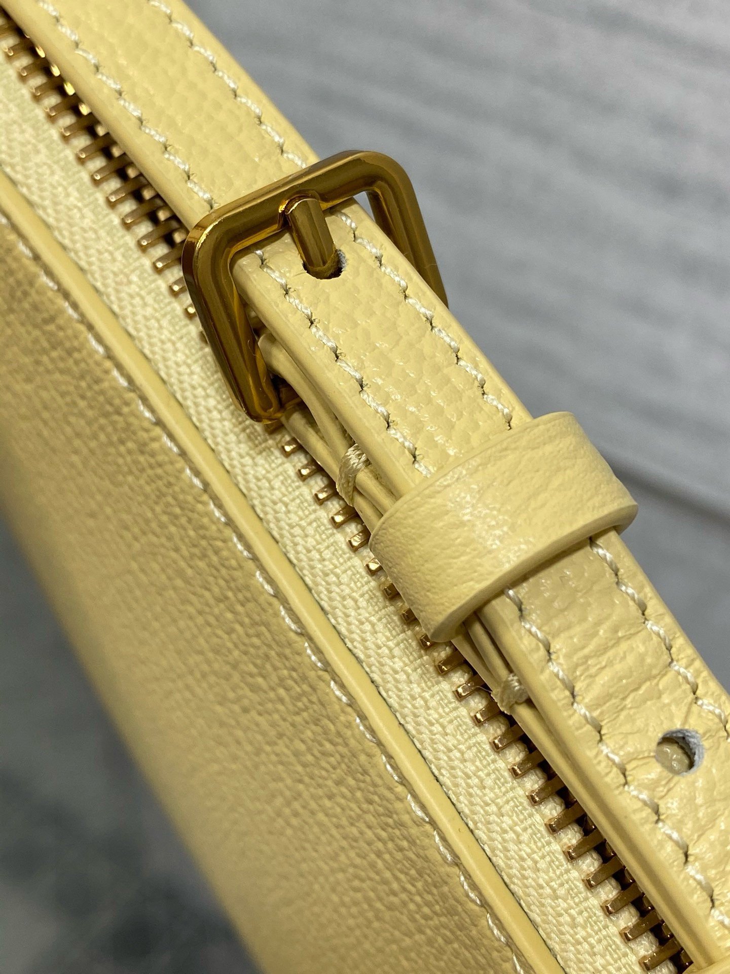 Dior Saddle Rodeo Pouch in Yellow Goatskin