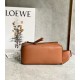 Loewe Small Puzzle Bumbag in Brown Calfskin