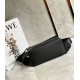 Loewe Small Puzzle Bumbag in Black Calfskin