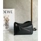 Loewe Small Puzzle Bumbag in Black Calfskin