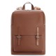 Loewe Military Backpack in Brown Grained Leather