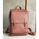 Loewe Military Backpack in Brown Grained Leather