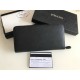 Prada Zip Around Wallet in Black Saffiano Leather