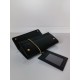 Prada Flap Continental Wallet in Black Saffiano Leather