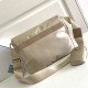 Prada Shoulder Bag with Flap in Beige Re-Nylon