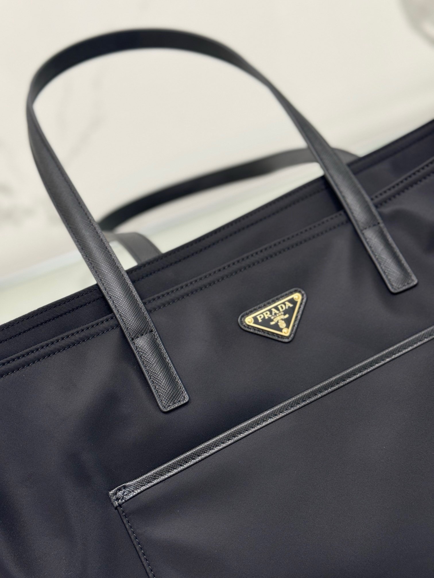 Prada Re-Edition 1978 Large Tote Bag in Black Re-Nylon