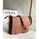 Loewe Military Messenger Bag in Brown Grained Calfskin