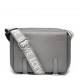 Loewe XS Military Messenger Bag in Grey Calfskin