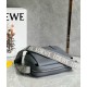 Loewe XS Military Messenger Bag in Grey Calfskin