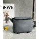 Loewe XS Military Messenger Bag in Grey Calfskin