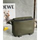 Loewe XS Military Messenger Bag in Green Calfskin