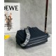 Loewe XS Military Messenger Bag in Dark Blue Calfskin