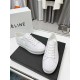 Celine Women's Jane Low-top Sneakers in White Canvas