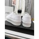 Celine Women's Jane Low-top Sneakers in White Canvas