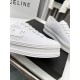 Celine Women's Jane Low-top Sneakers in White Canvas