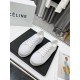 Celine Women's Jane Low-top Sneakers in White Canvas