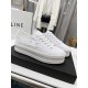 Celine Women's Jane Low-top Sneakers in White Canvas