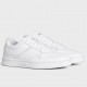 Celine Women's Trainer Low-top Sneakers in White Leather