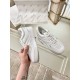 Celine Women's Trainer Low-top Sneakers in White Leather