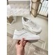 Celine Women's Trainer Low-top Sneakers in White Leather