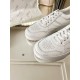 Celine Women's Trainer Low-top Sneakers in White Leather