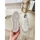 Celine Women's Trainer Low-top Sneakers in White Leather