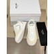 Celine Women's CT-10 Low-top Sneakers in White Leather