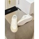 Celine Women's CT-10 Low-top Sneakers in White Leather