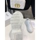 Celine Women's Runner CR-01 Low-top Sneakers in White Leather