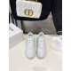 Celine Women's Runner CR-01 Low-top Sneakers in White Leather