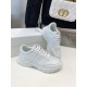 Celine Women's Runner CR-01 Low-top Sneakers in White Leather