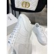 Celine Women's Runner CR-01 Low-top Sneakers in White Leather