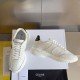 Celine Women's Runner CR-02 Low-top Sneakers in White Leather