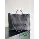 Bottega Veneta Large Andiamo bag In Black Intrecciato Lambskin