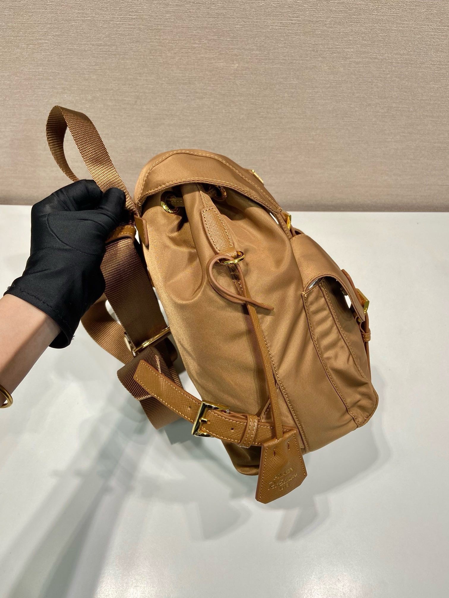 Prada Re-Edition 1978 Small Backpack in Brown Re-Nylon