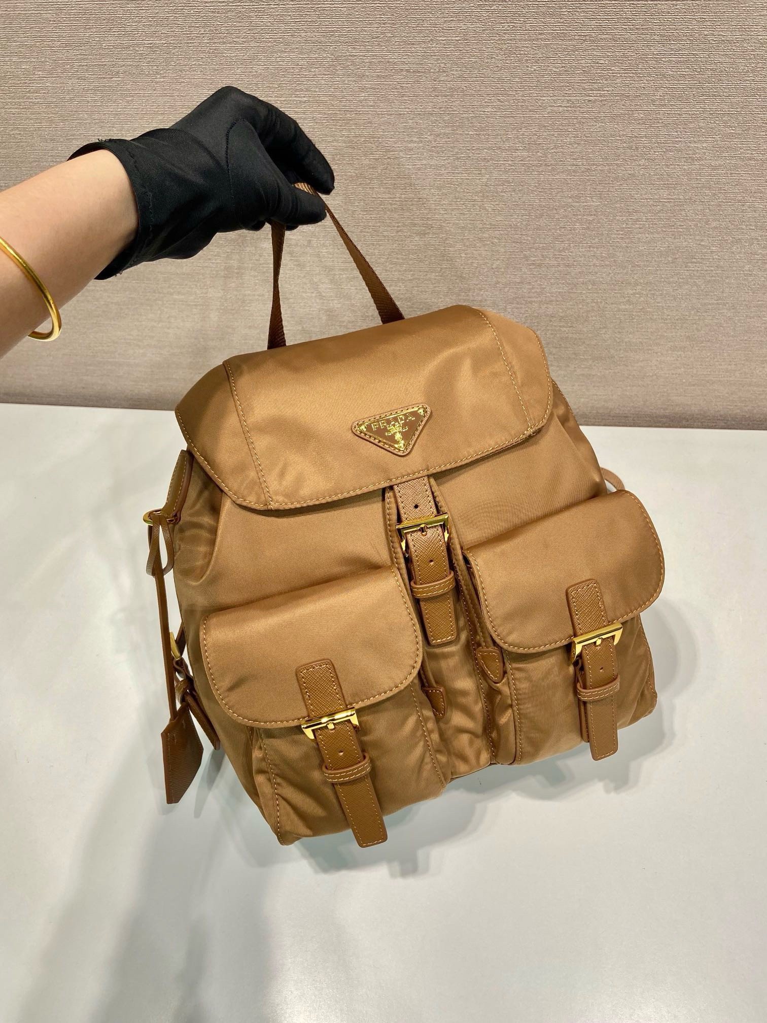 Prada Re-Edition 1978 Small Backpack in Brown Re-Nylon