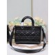 Dior Medium Lady D-Sire My ABCDior Bag in Black Crinkled Calfskin