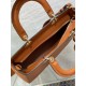 Dior Medium Lady D-Sire My ABCDior Bag in Brown Bull Leather