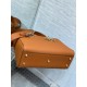 Dior Medium Lady D-Sire My ABCDior Bag in Brown Bull Leather