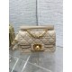 Dior Small Jolie Top Handle Bag in Beige Cannage Calfskin