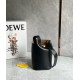 Loewe Mini Pebble Bucket Bag in Black Calfskin