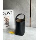 Loewe Mini Pebble Bucket Bag in Black Calfskin