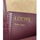 Loewe Medium Pebble Bucket Bag in Burgundy Calfskin