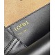 Loewe Medium Pebble Bucket Bag in Black Calfskin