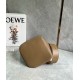 Loewe Medium Pebble Bucket Bag in Oak Calfskin