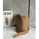 Loewe Medium Pebble Bucket Bag in Oak Calfskin