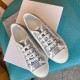 Dior Walk'n'Dior Sneakers In Grey Oblique Embroidered Cotton