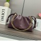 Loewe Flamenco Purse in Burgundy Nappa Lambskin