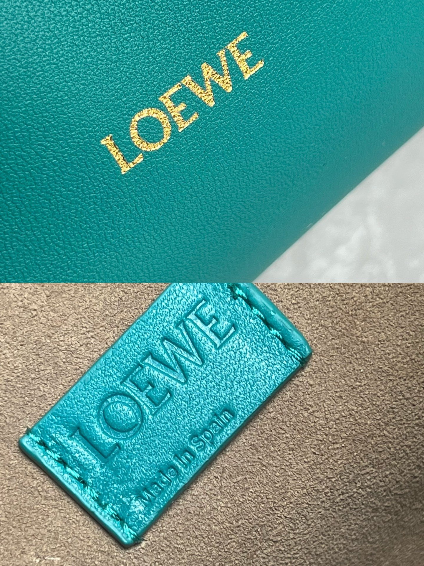 Loewe Flamenco Purse in Emerald Green Nappa Lambskin